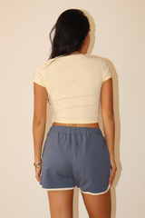 Wheat Amalfi Coast Postcard Mini Tee Tee
