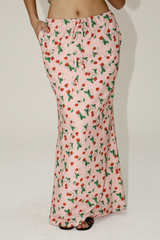 Berry Sweet Strawberry Maxi Skirt