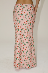 Berry Sweet Strawberry Maxi Skirt
