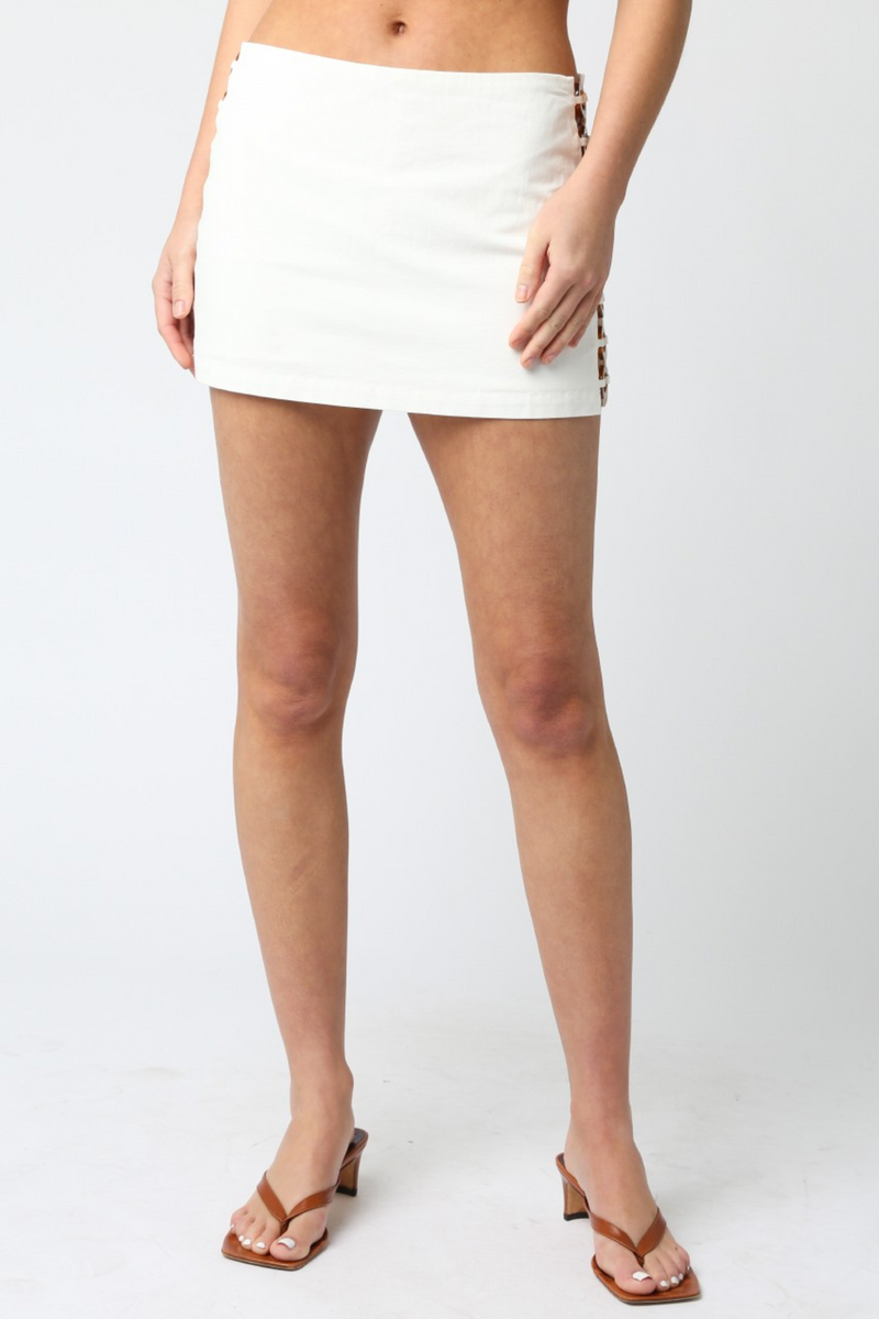 Lavender City's Alive O-Ring Mini Skirt Mini Skirt