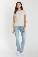 Light Gray Everyday Ribbed T-Shirt T Shirt