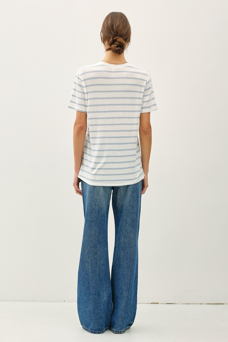 Antique White Peyton Striped T-Shirt T Shirt