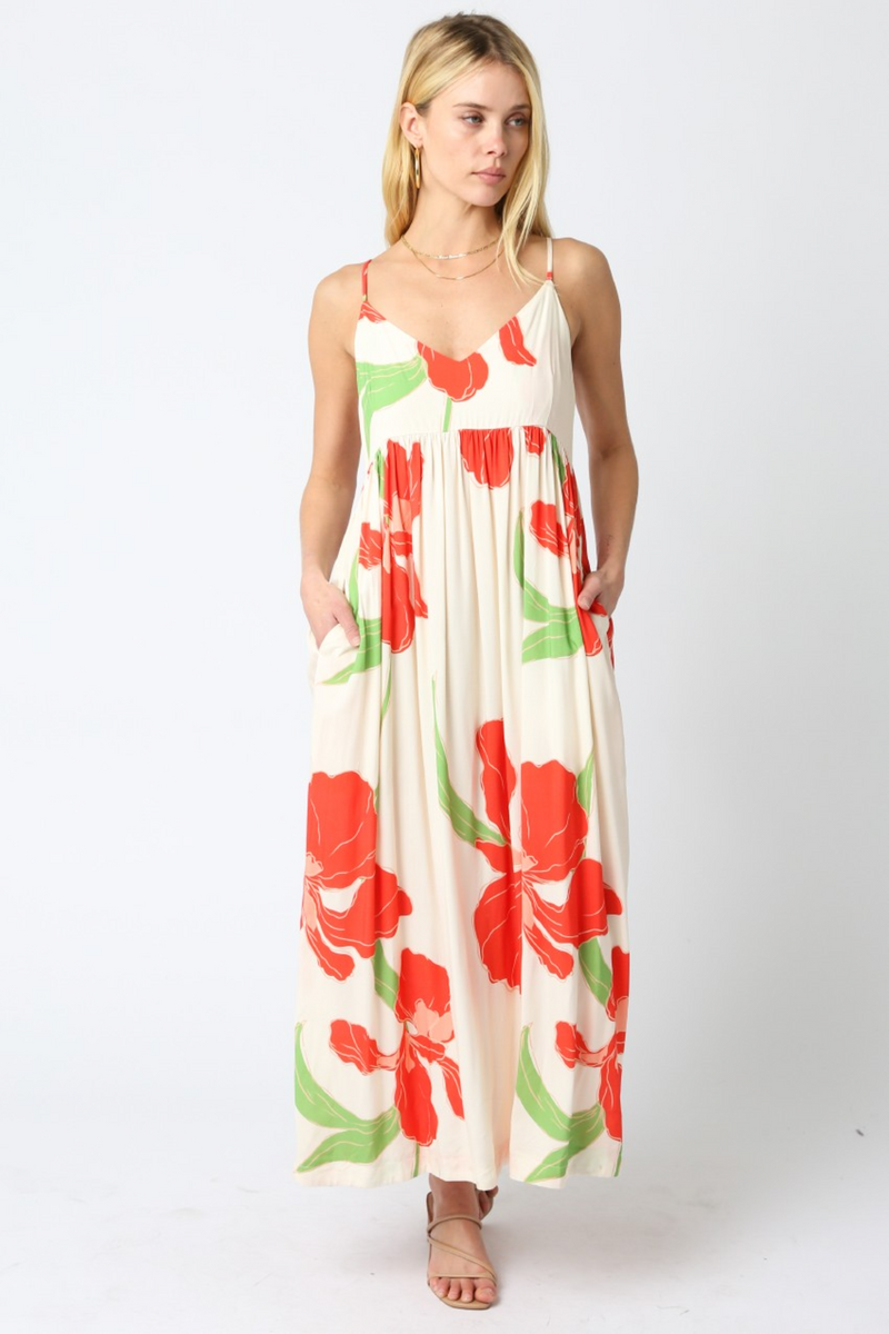 Louie Floral Maxi Dress