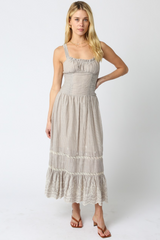 Light Gray Charleigh Maxi Dress Maxi Dress