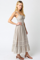 Antique White Charleigh Maxi Dress Maxi Dress