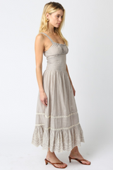 Light Gray Charleigh Maxi Dress Maxi Dress