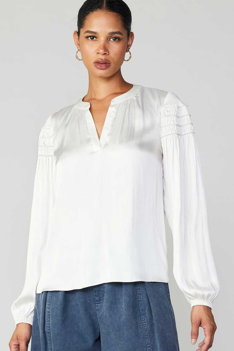 Light Gray Layla Blouse Shirt