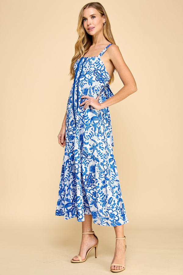 Wheat Springwood Floral Midi Dress Midi Dress
