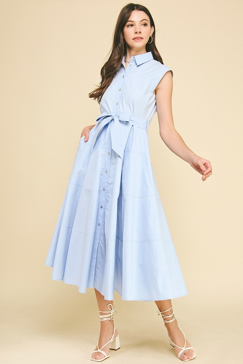 Light Gray Stonebrook Maxi Dress Maxi Dress