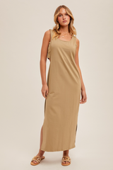 Patty Twofer Tank Midi Dress