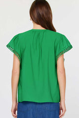 Sea Green Ambor Blouse Blouse
