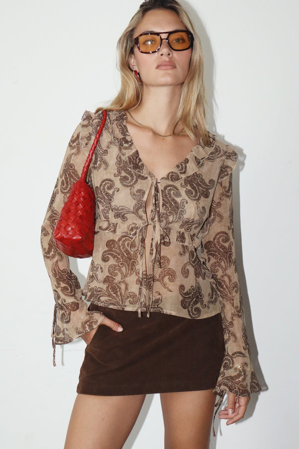 Light Gray Kenzie Skort Skirt