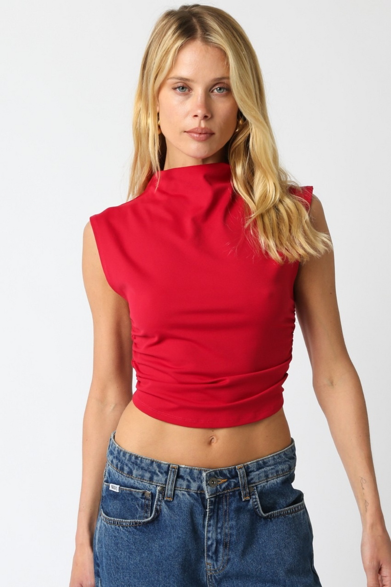 Antique White Chessington Crop Top Top