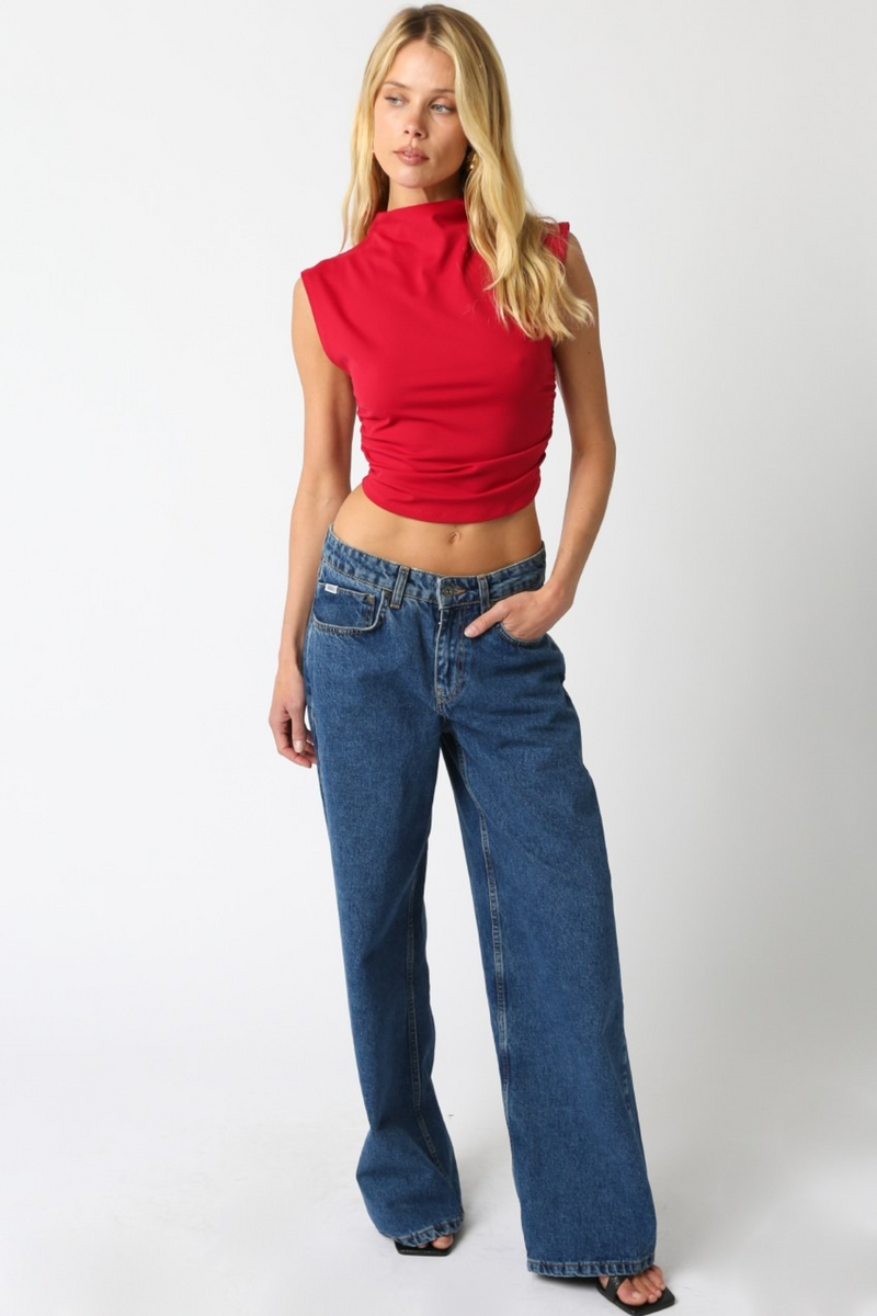 Lavender Chessington Crop Top Top
