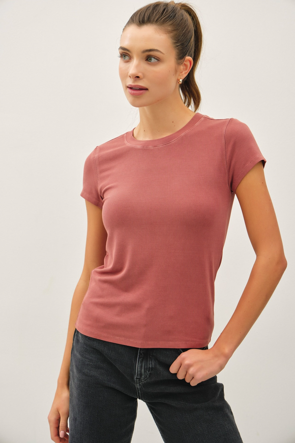 Everyday Ribbed T-Shirt