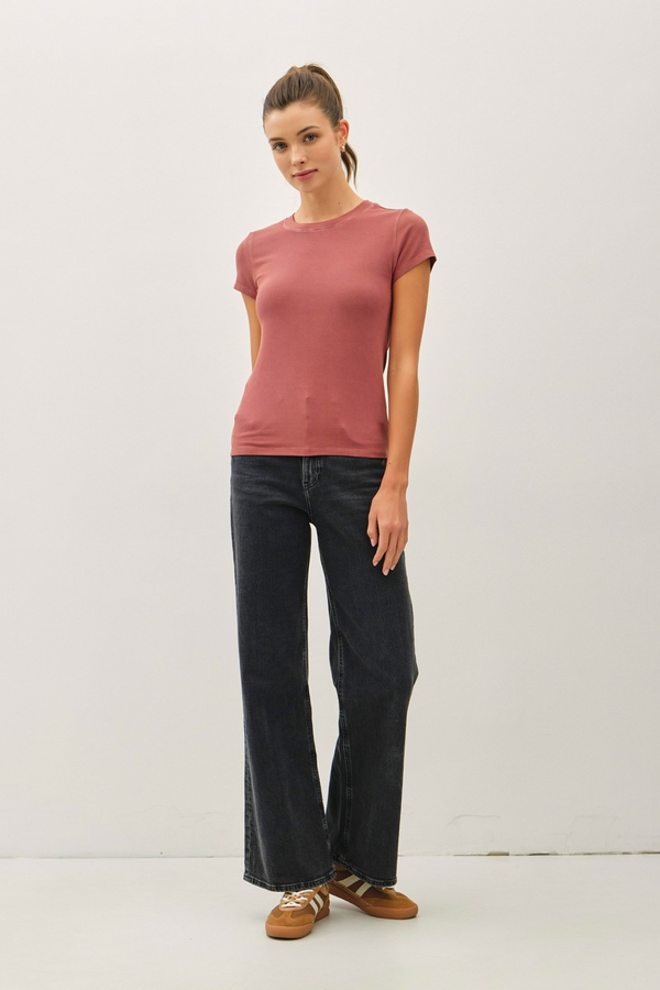 Everyday Ribbed T-Shirt