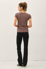 Light Gray Everyday Ribbed T-Shirt T Shirt