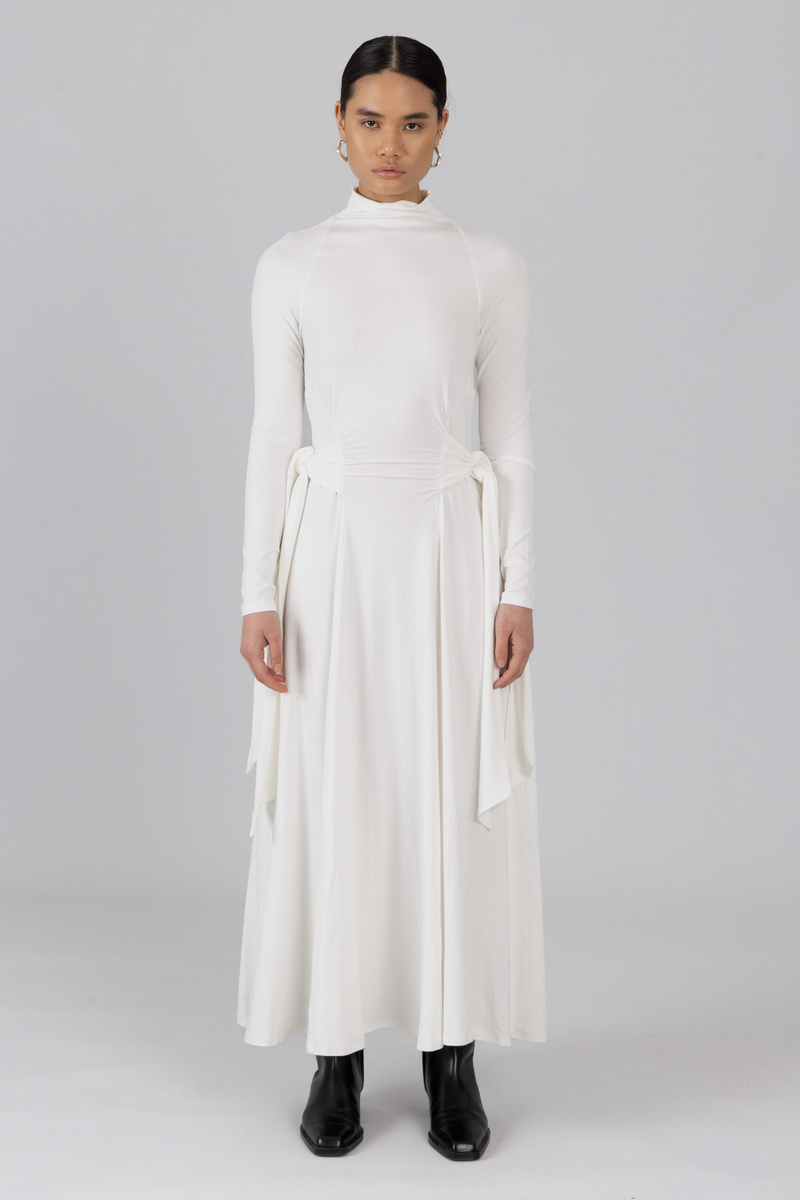 Gray Callister Jersey Tie Maxi Dress Maxi Dress