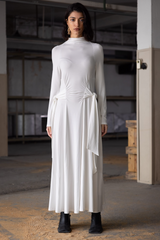 Dark Slate Gray Callister Jersey Tie Maxi Dress Maxi Dress