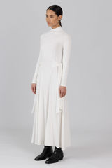 Light Gray Callister Jersey Tie Maxi Dress Maxi Dress