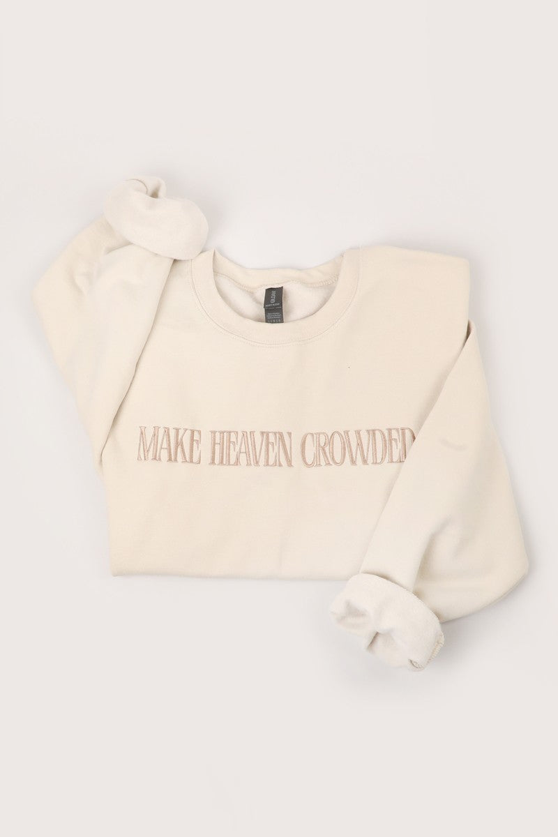 Antique White Make Heaven Crowded Sweatshirt Sweatshirt
