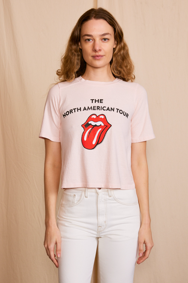 Gray The Rolling Stones North American Tour Tee Graphic Tee