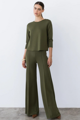 Lavender Scuba Standard Wide Leg Pant Pant