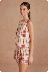 Rosy Brown Beach Trip Top Top
