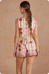 Rosy Brown Beach Trip Top Top