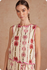 Rosy Brown Beach Trip Top Top
