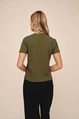 Black V-Neck Tee Tee