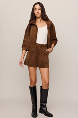Gray Corin Bubble Hem Jacket Jacket