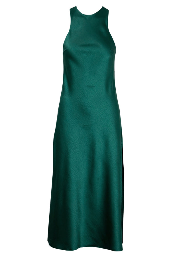 Dark Slate Gray Shiv Bias Dress Dress