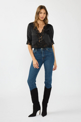 Lavender Danica Lace Top Top