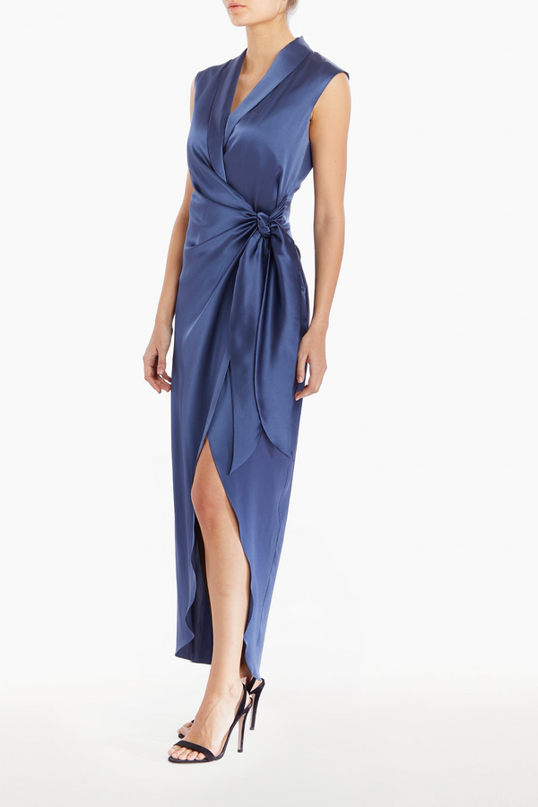 Dark Slate Blue Clara Maxi Dress Maxi Dress