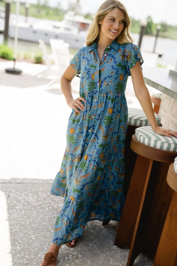 Gray Frenchi Dress Maxi Dress