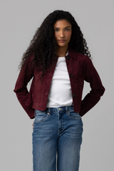 Gray Wine O'Clock Blazer Blazer