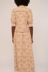 Zinny Top Wuthering Winds Print Top