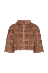 Sienna Varna Faux Mink Cropped Jacket Jacket