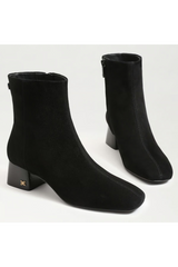 Paige Ankle Boot | Black Suede