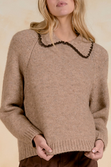 Rosy Brown Cozy Charm Sweater Sweater