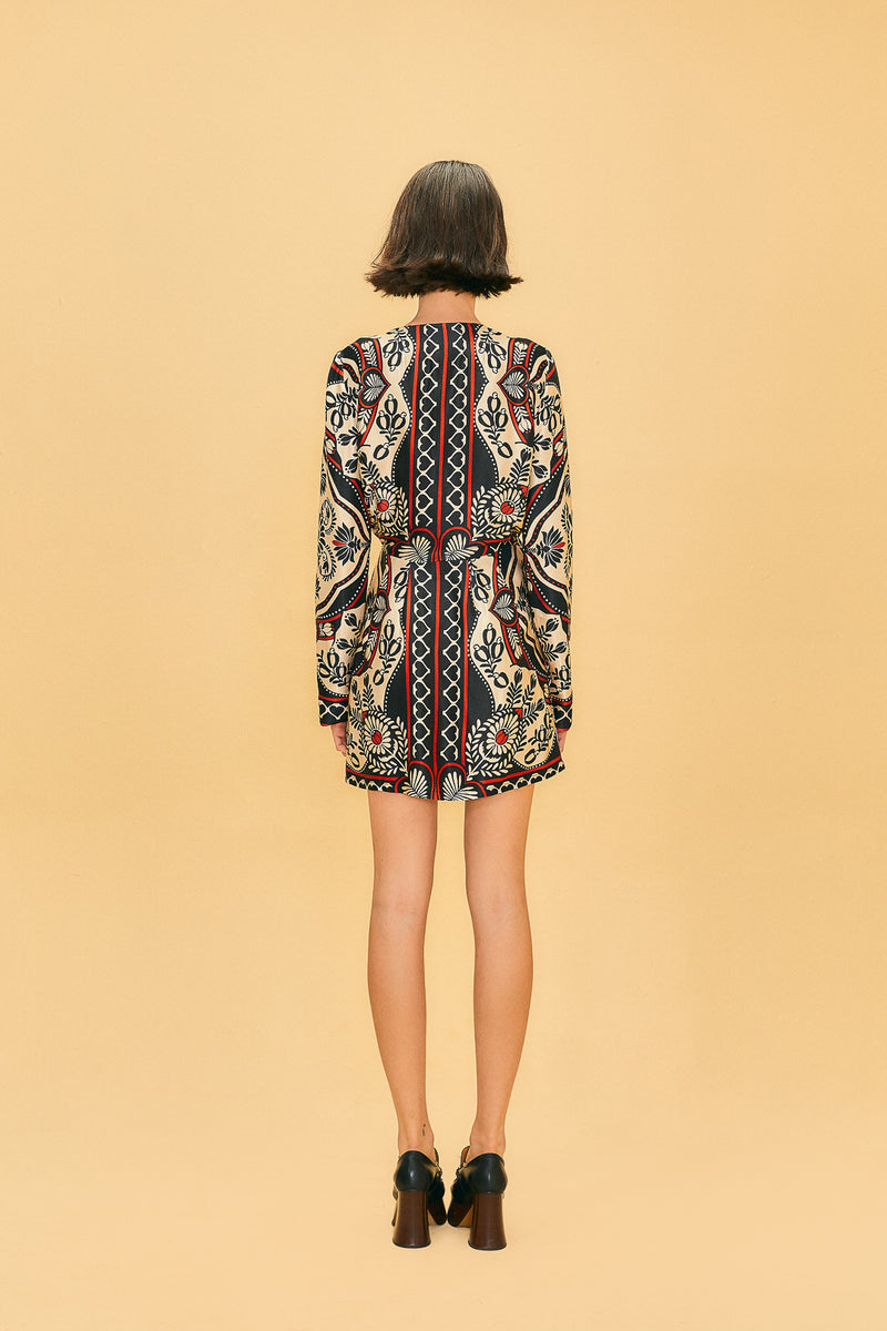 Light Goldenrod Passion Scarf Wrap Mini Dress Mini Dress