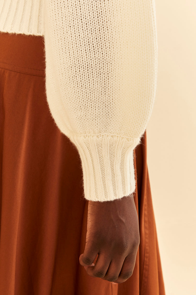 Dark Red Bubble Knit Cardigan Sweater