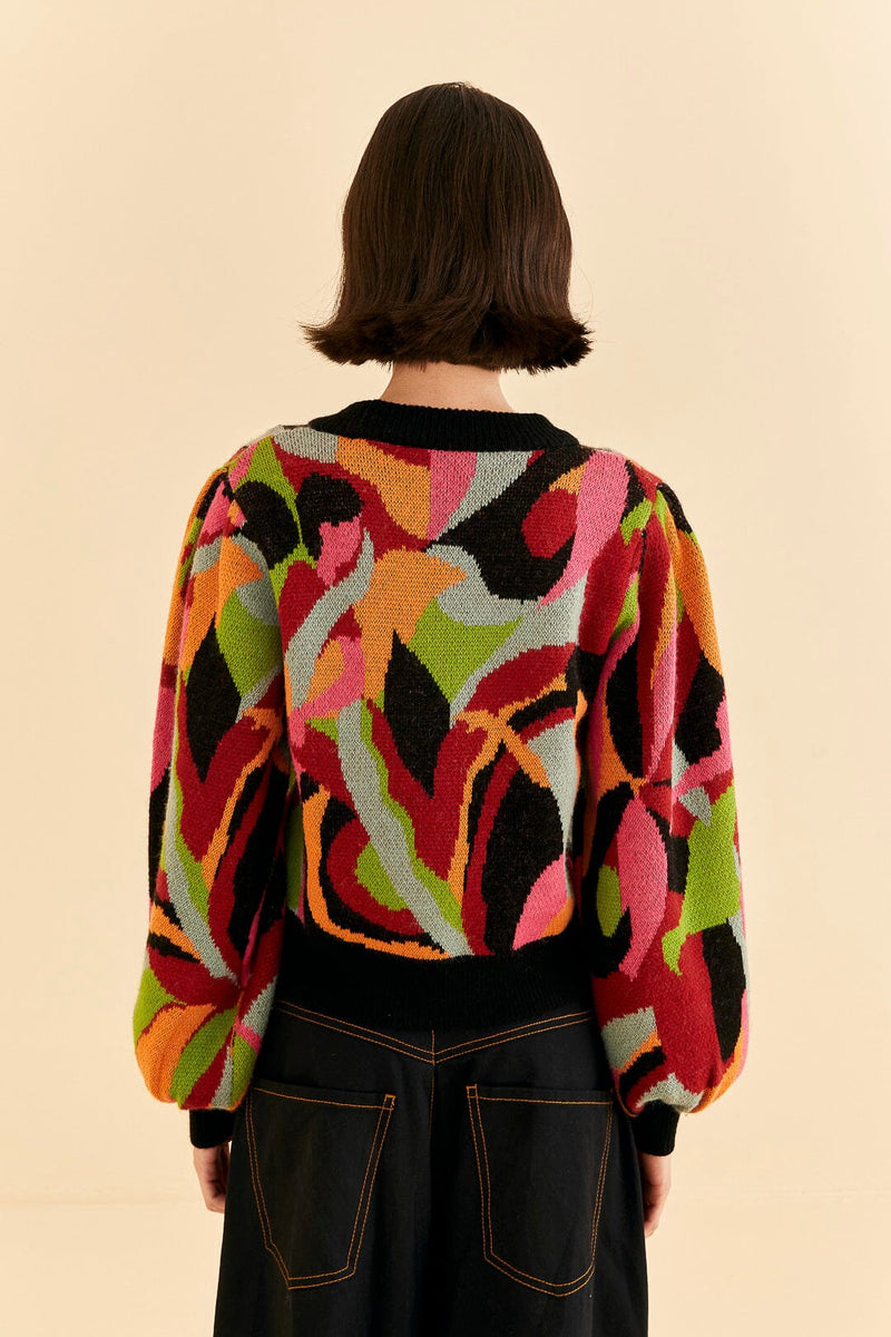 Wheat The Dance Multicolor Knit Sweater Sweater