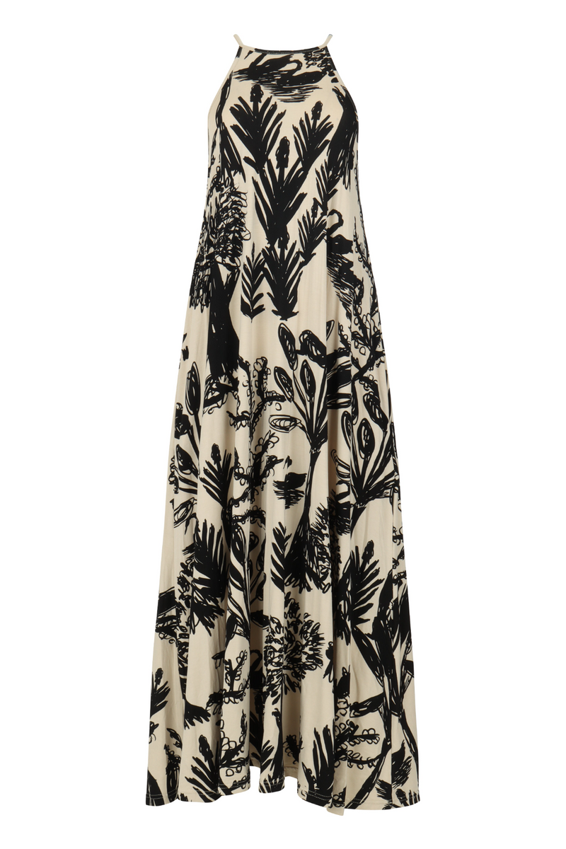 Gray Newport Dress in Lagoon Maxi Dress