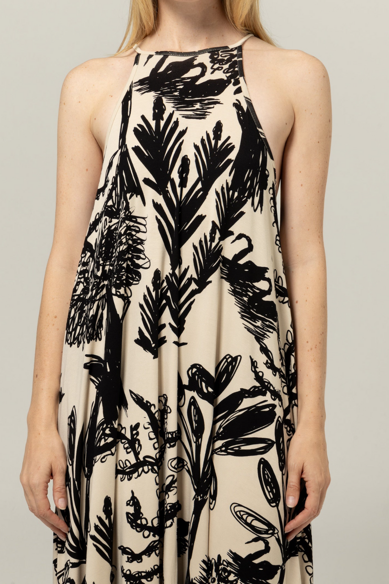 Gray Newport Dress in Lagoon Maxi Dress