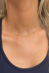 Rosy Brown Piper Gold Filled Necklace Necklace