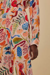 Rosy Brown Bright Farm Beige Pant Pant