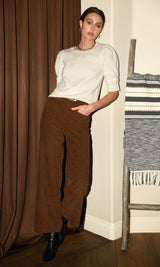 Wheat Jackson Corduroy Straight Leg Pant Pant