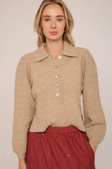 Tan Edith Sweater Sweater